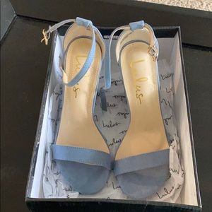 Lulus Blue Suede Heels
